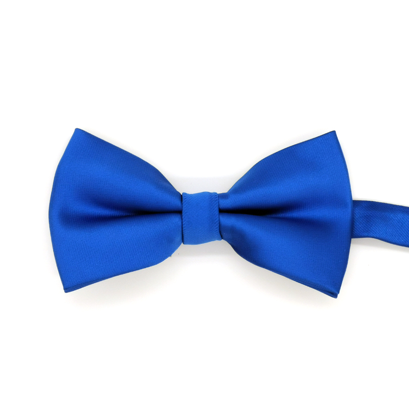 Microfiber blue bowtie