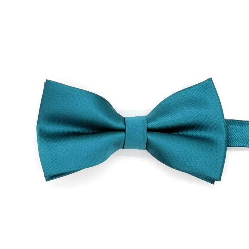 Microfiber blue bowtie