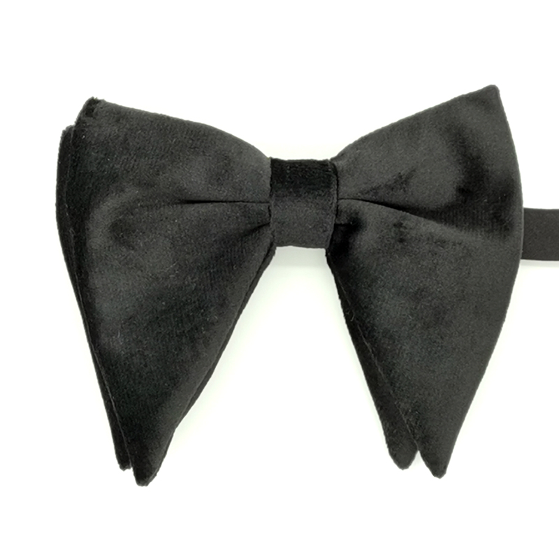 Flannel black bowtie